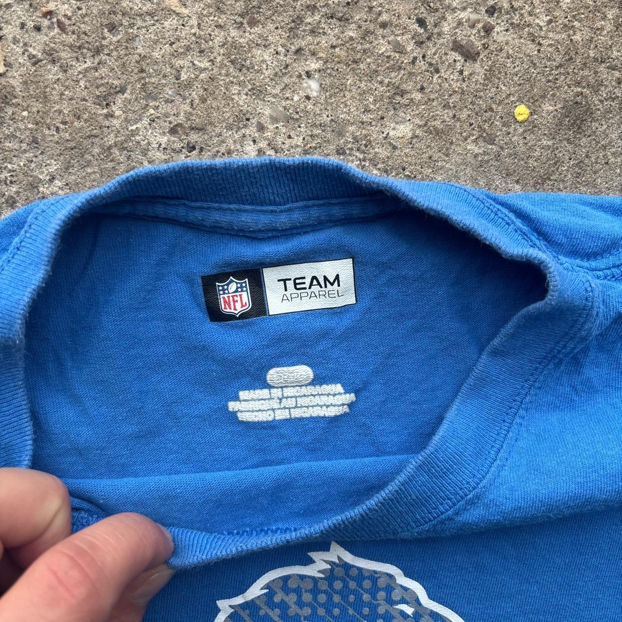 Blue NFL Detroit Lions graphic t-shirt