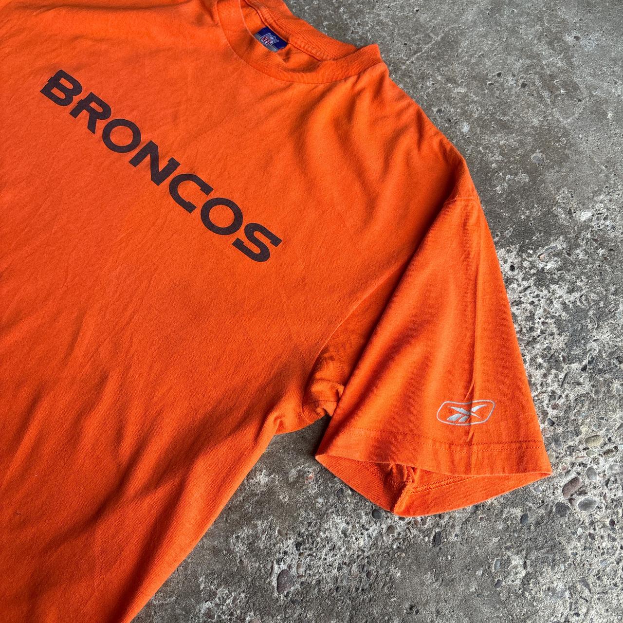 Orange Denver Broncos Reebok NFL T-Shirt - L