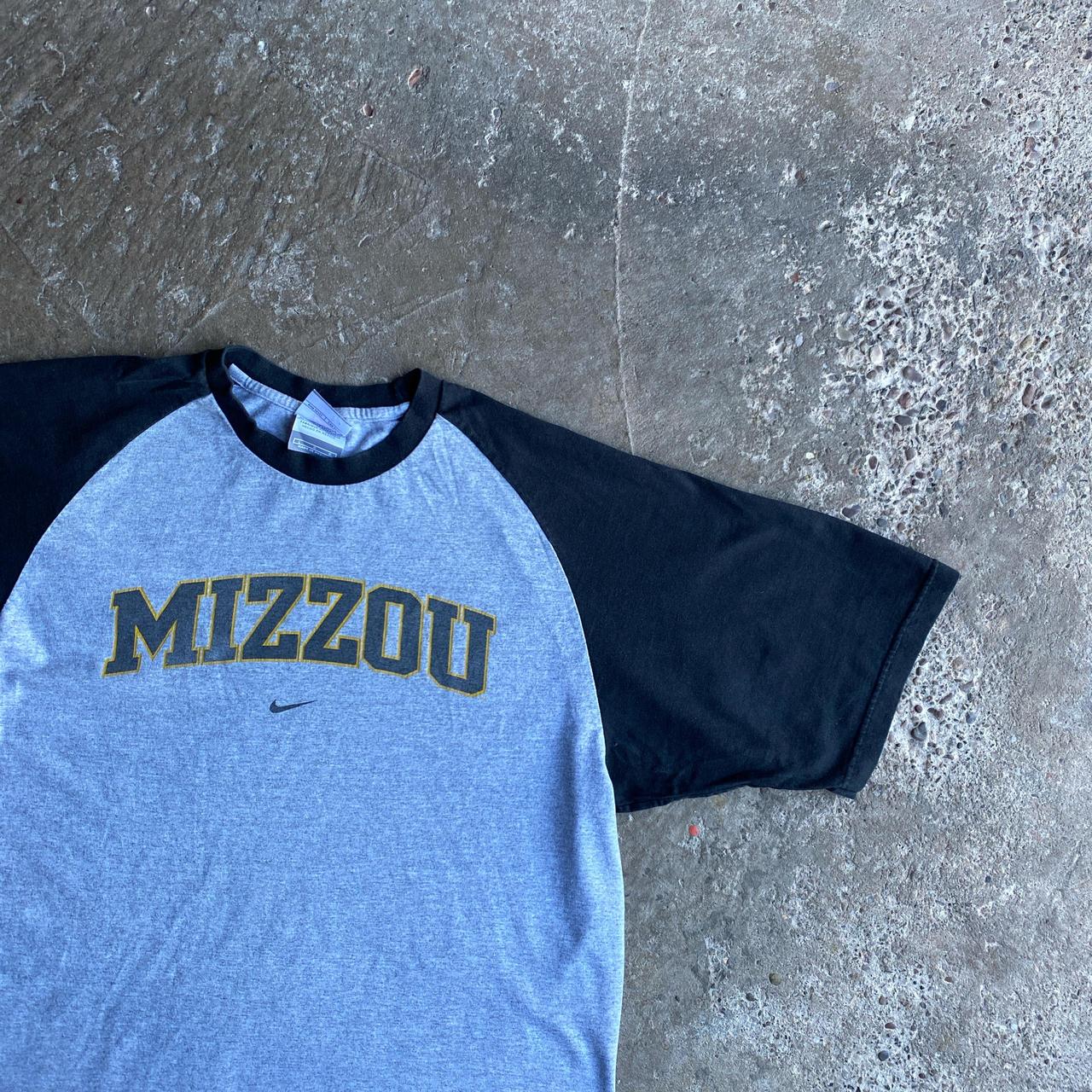 Grey & Black Nike ‘Mizzou’ Raglan T-Shirt - L