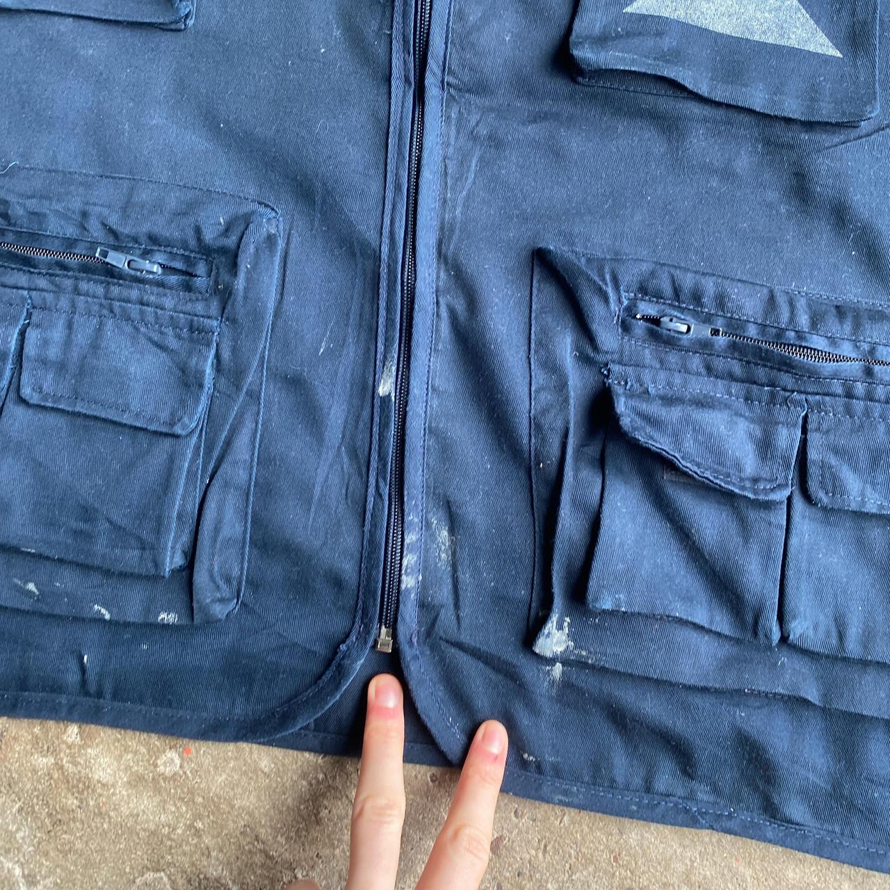 Navy Tactical Vest Jacket - 2XL