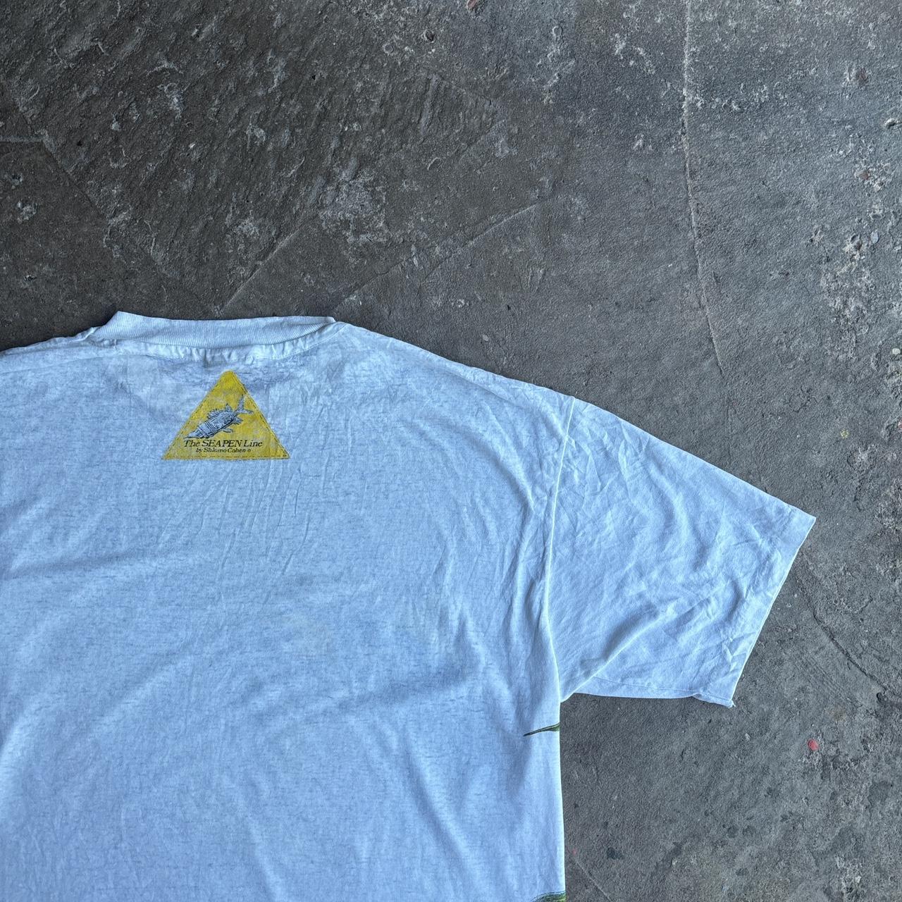 White Single Stitch Vintage Graphic T-Shirt