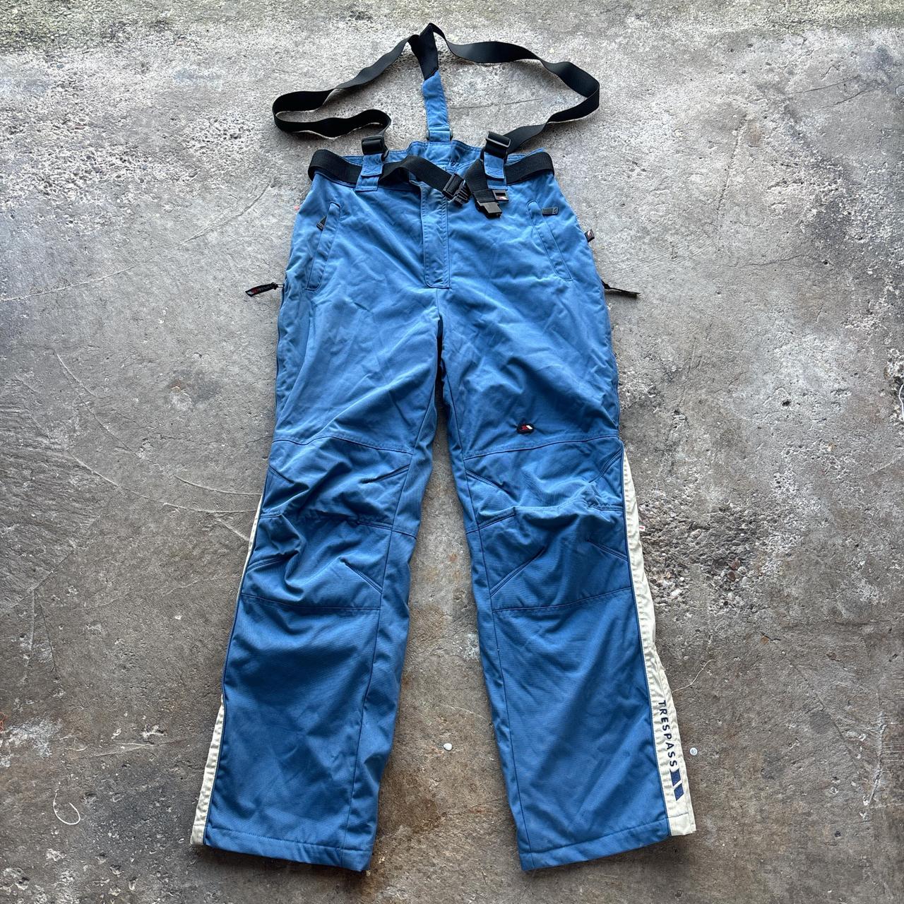 Blue and cream Trespass Ski pants