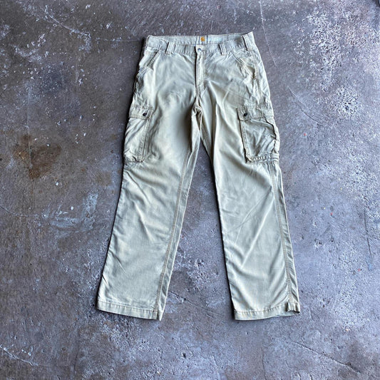 Light Green Carhartt Combat Trousers - W33