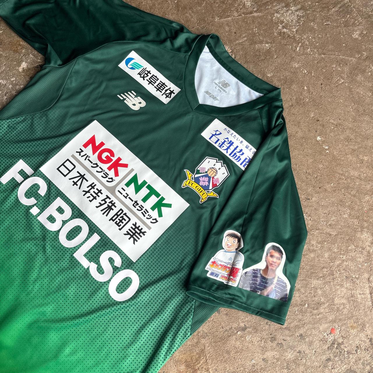 Green New Balance FC Gifu 2019 Home Kit