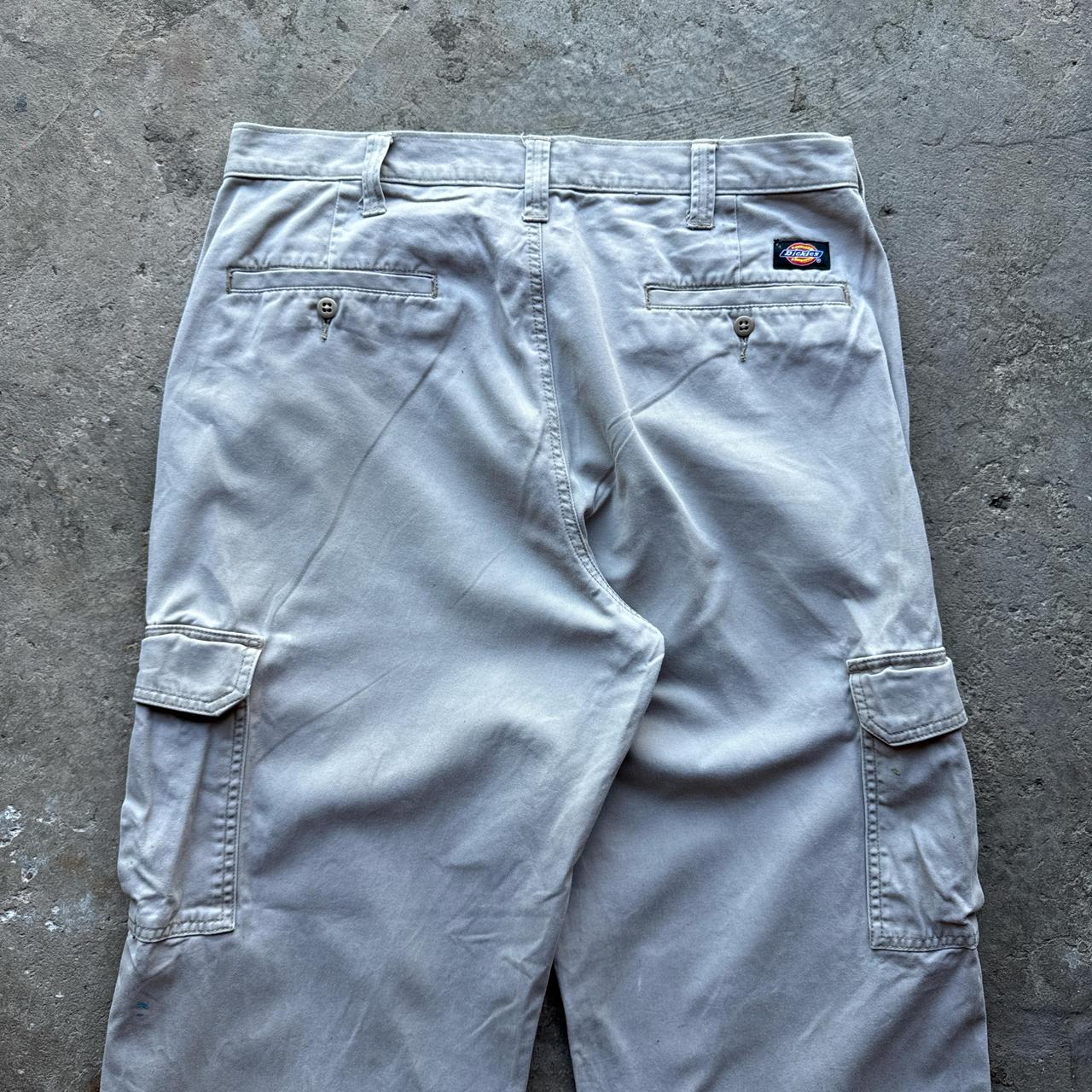 Cream Dickies workwear trousers