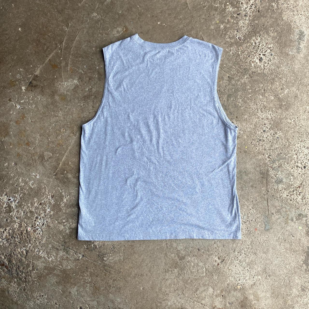 Grey Graphic Vest Top - L