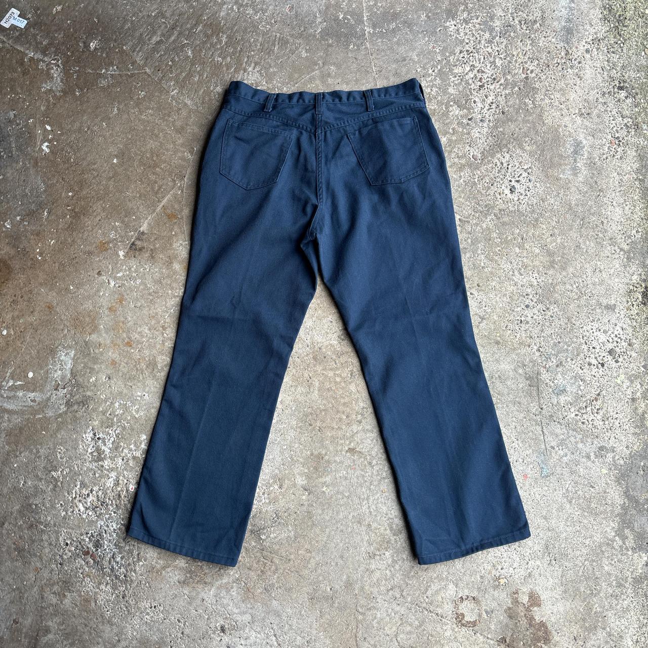 Navy Cotton/Polyester Dickies Trousers