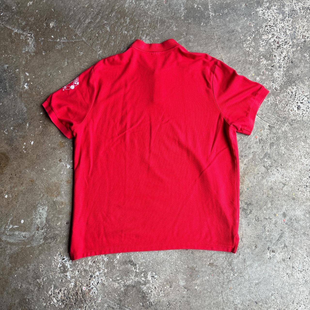 Red Manchester United Nike Polo Shirt