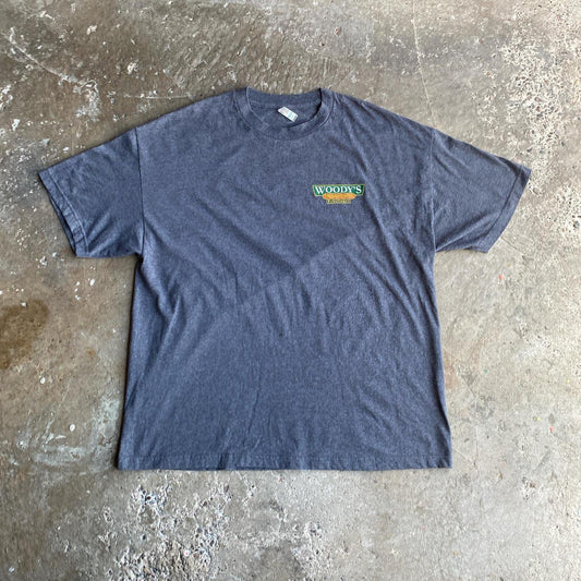 Grey Graphic Woody’s Beer T-Shirt - 2XL