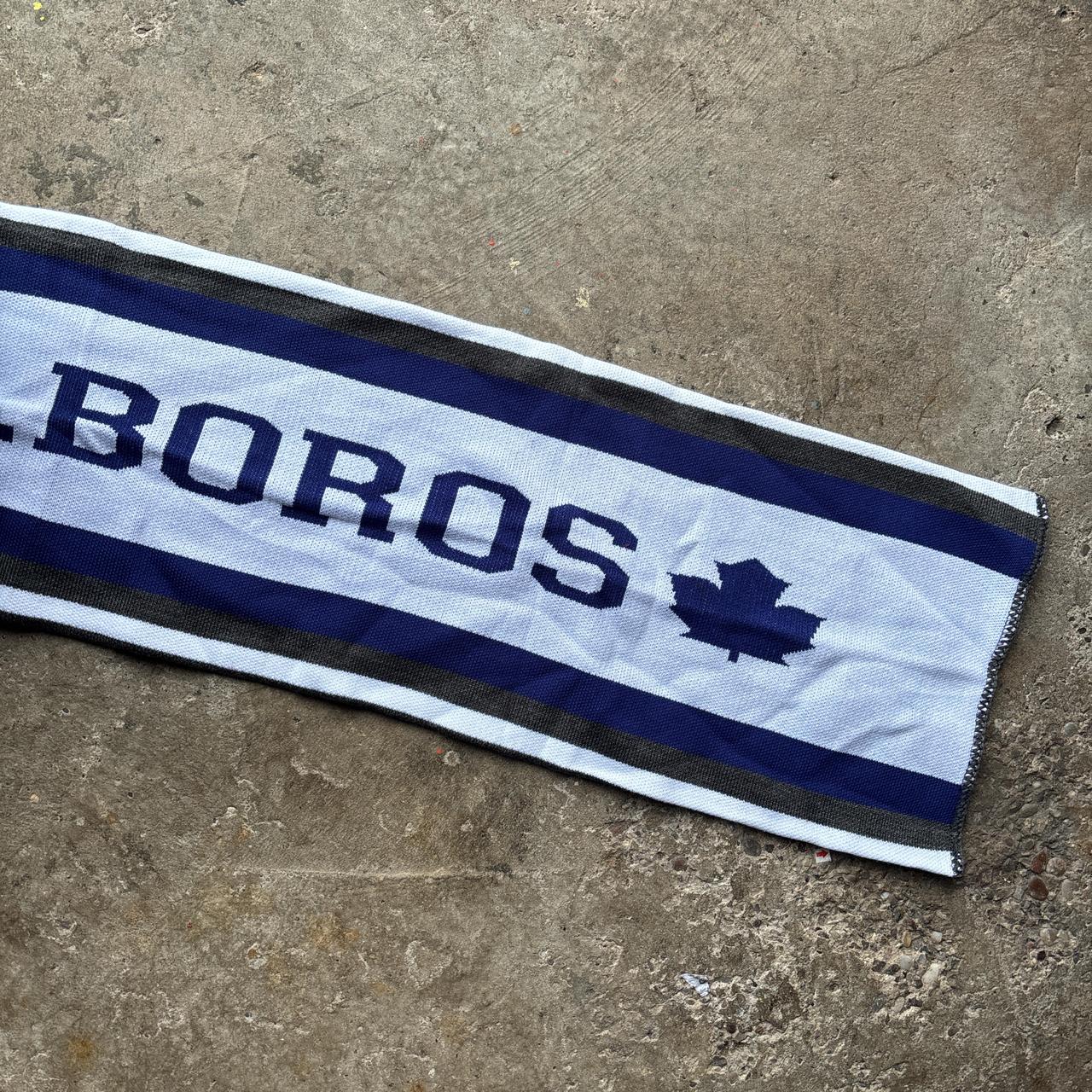 Blue and white Toronto Marlboros scarf