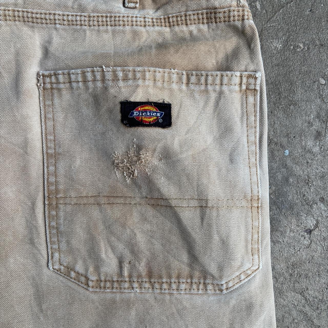 Washed Tan Dickies Carpenter Pants/Trousers