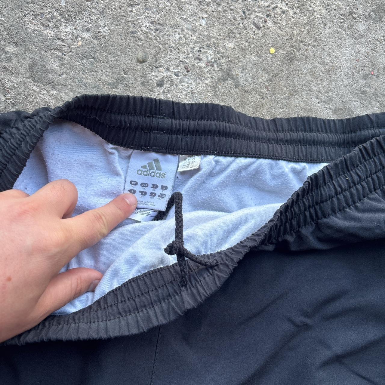 00s Black Adidas active wear shorts