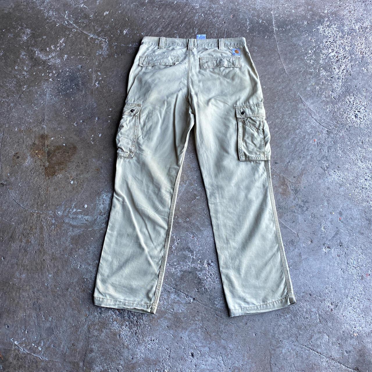 Light Green Carhartt Combat Trousers - W33