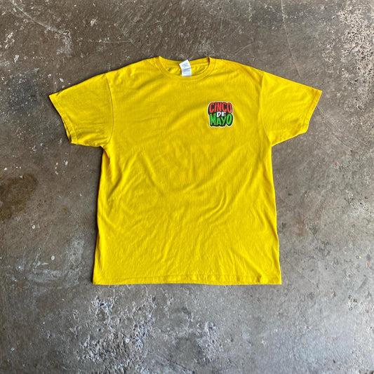 Yellow ‘Cinco de Mayo’ Graphic T-Shirt - L