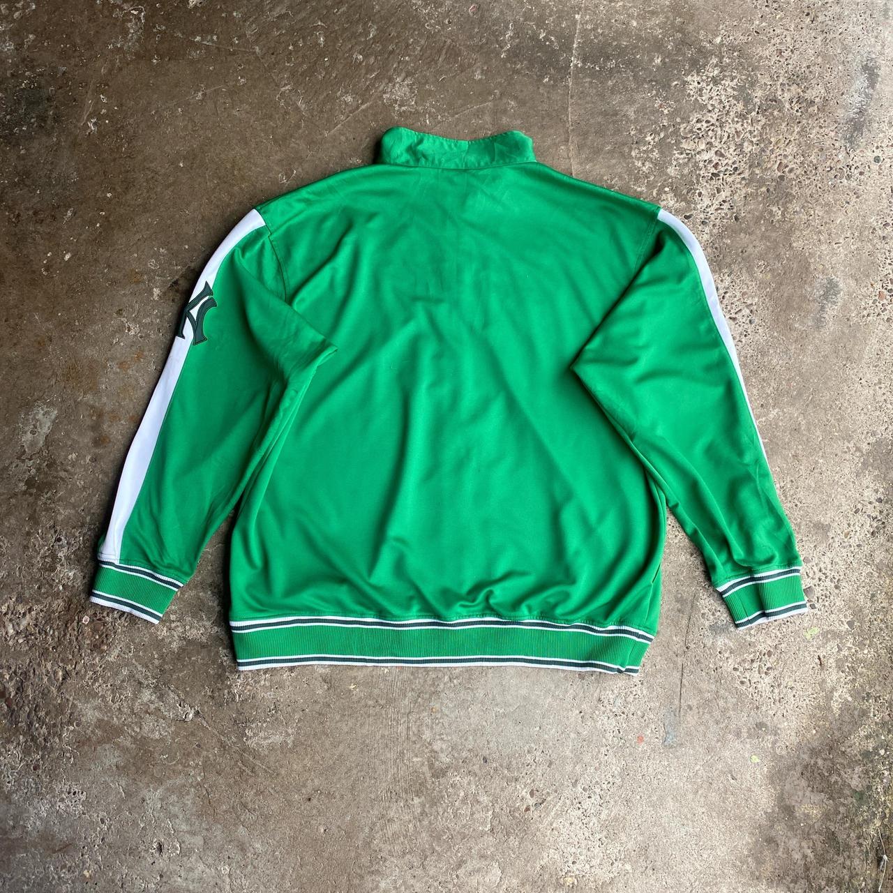 Green New York Yankees Full-Zip Tracksuit Top - XL