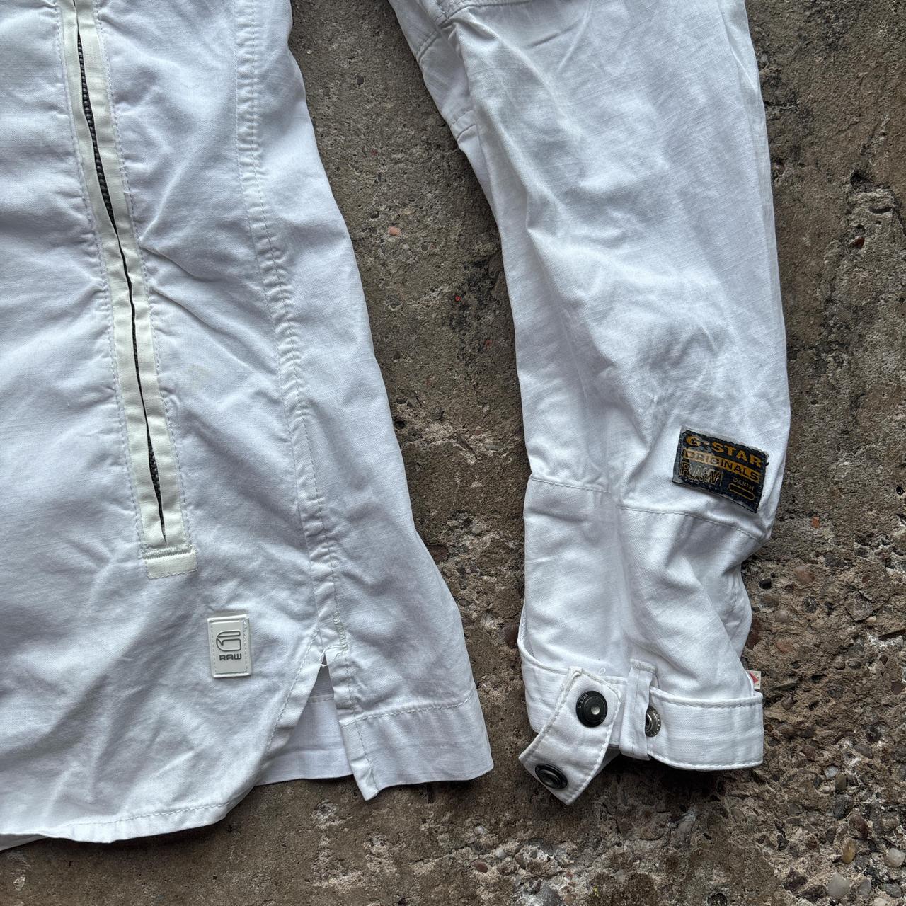 White G-Star Raw Utility Jacket - XL