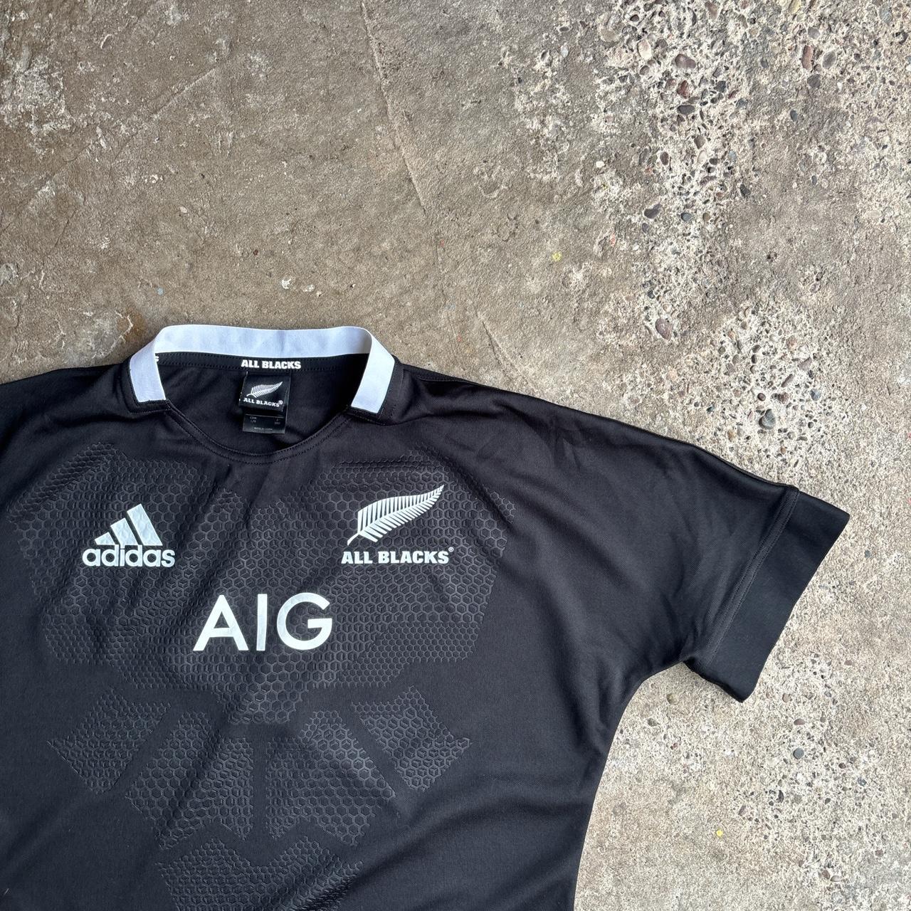 Black 2013/14 New Zealand All Blacks  Adidas Rugby Shirt