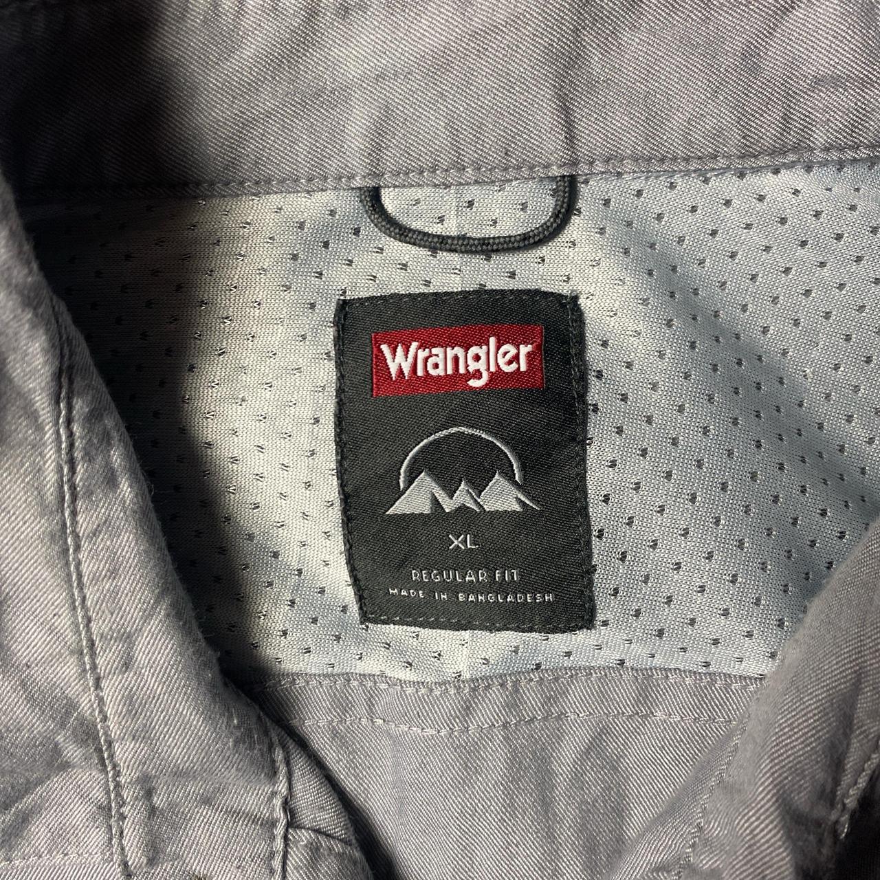 Grey Wrangler Outdoor Short Sleeve Shirt - XL