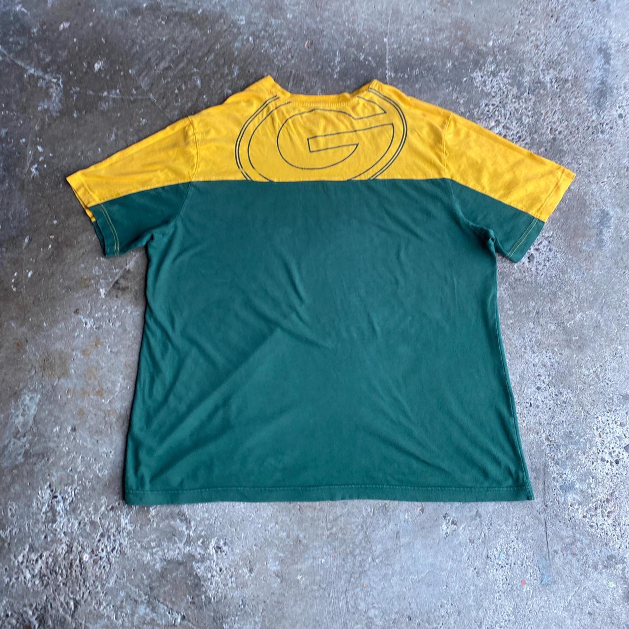 Green & Yellow Green Bay Packers Reebok T-Shirt - 3XL