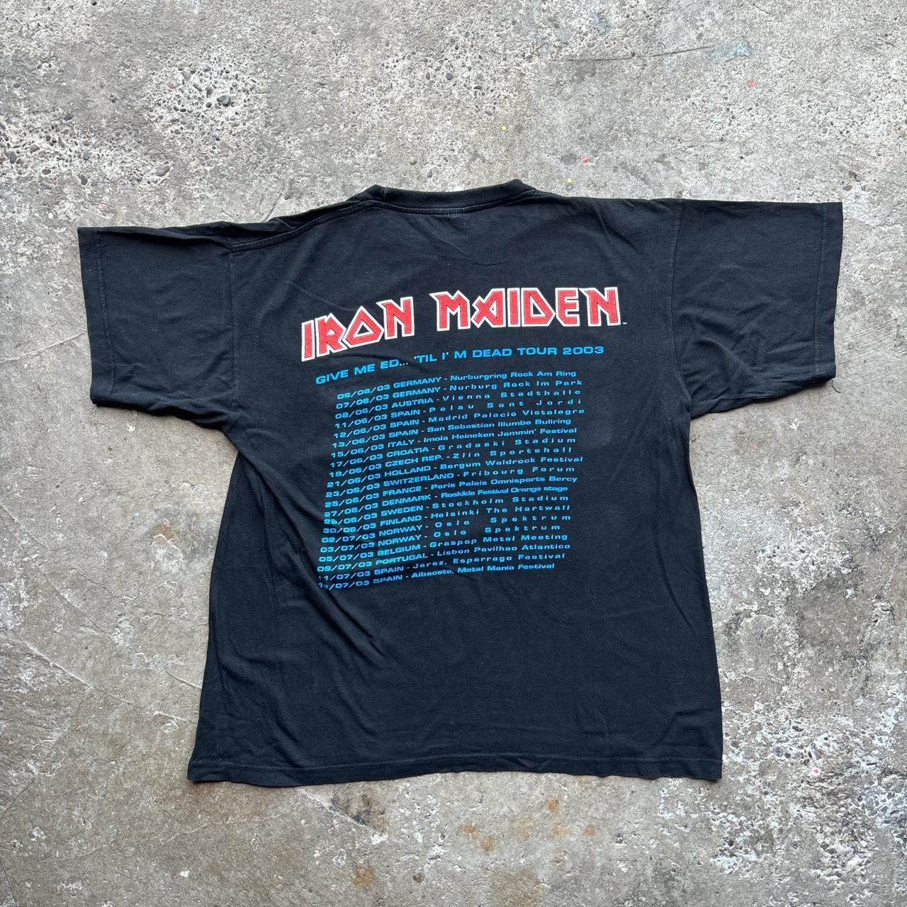 Black Iron Maiden 2000 “Give Me Ed Til I’m Dead” Tour T-shirt