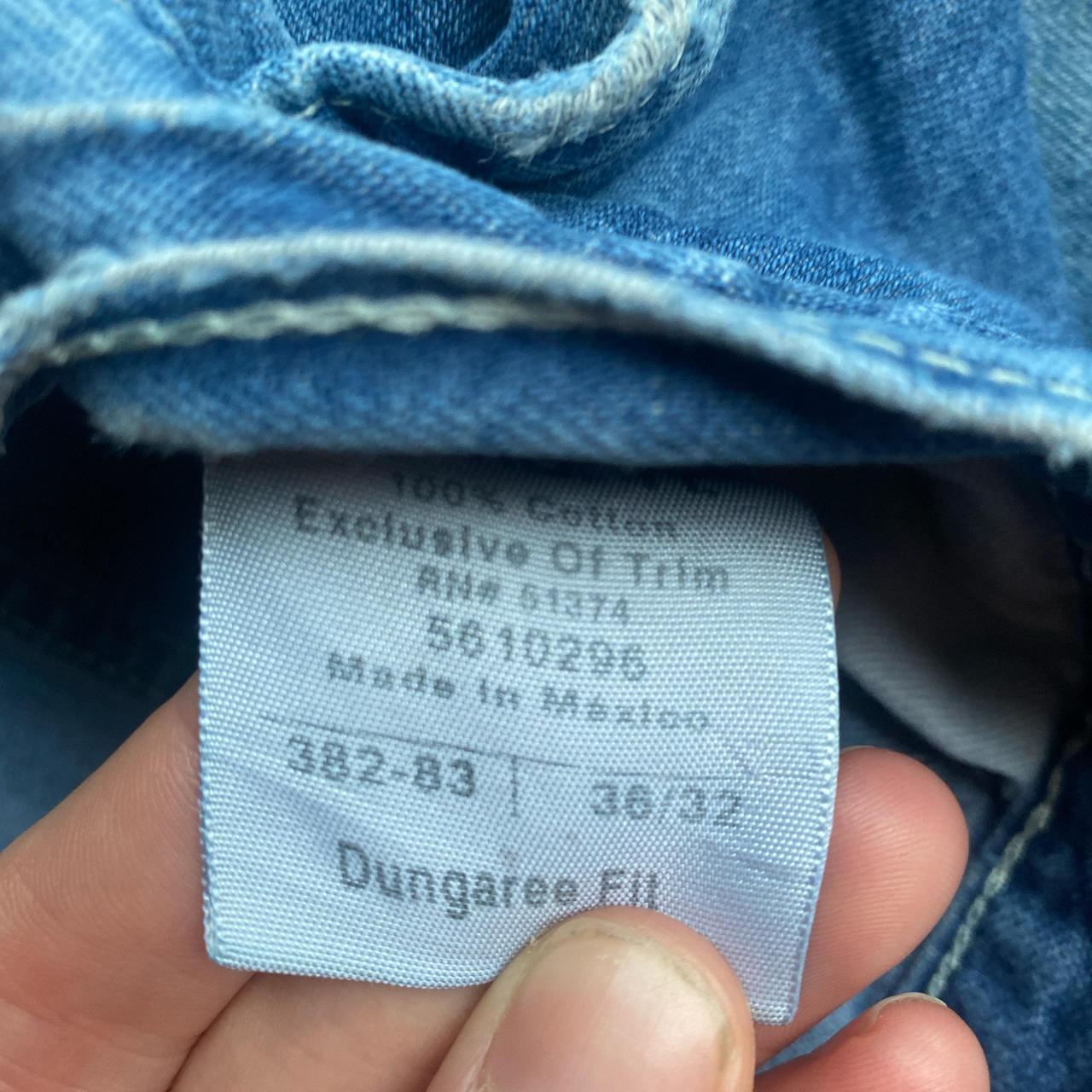 Blue Carhartt Distressed Denim Carpenter Jeans - W36