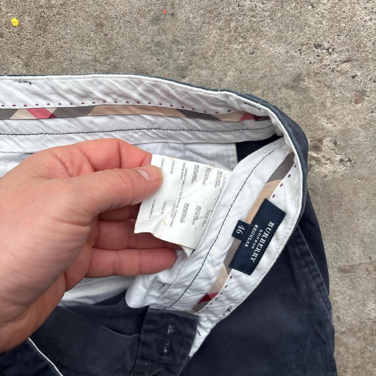 Navy Burberry Chino Trouser - W46