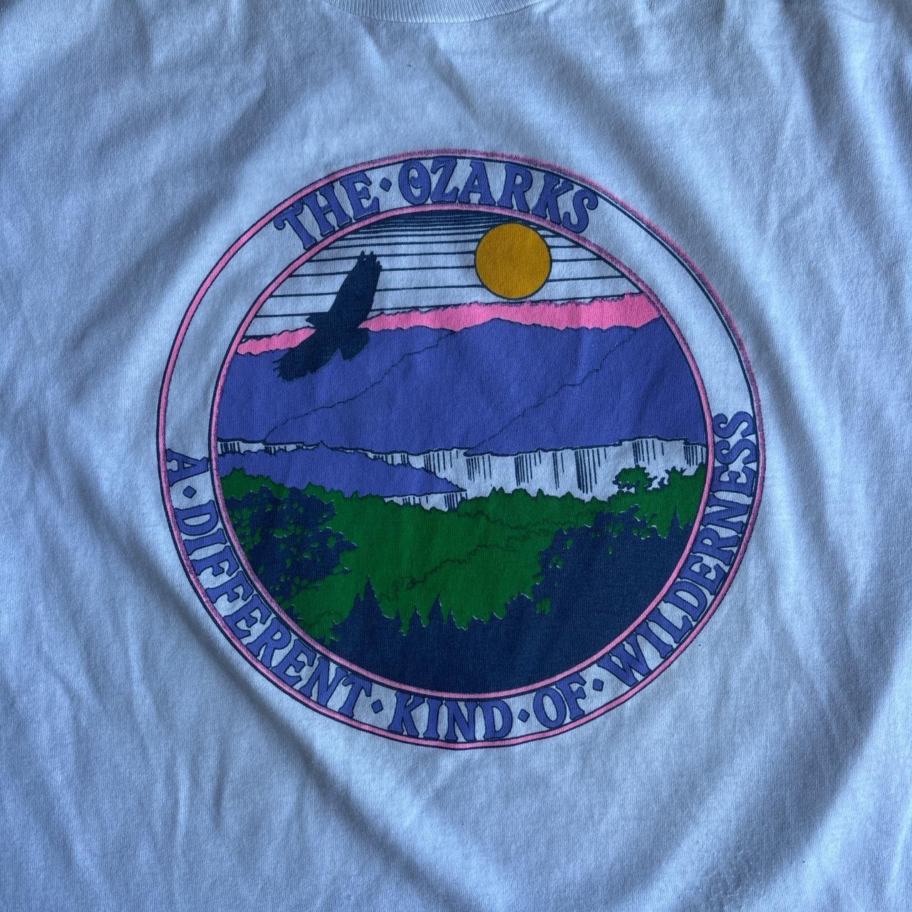 White Single Stitch ‘The Ozarks’ Graphic T-Shirt