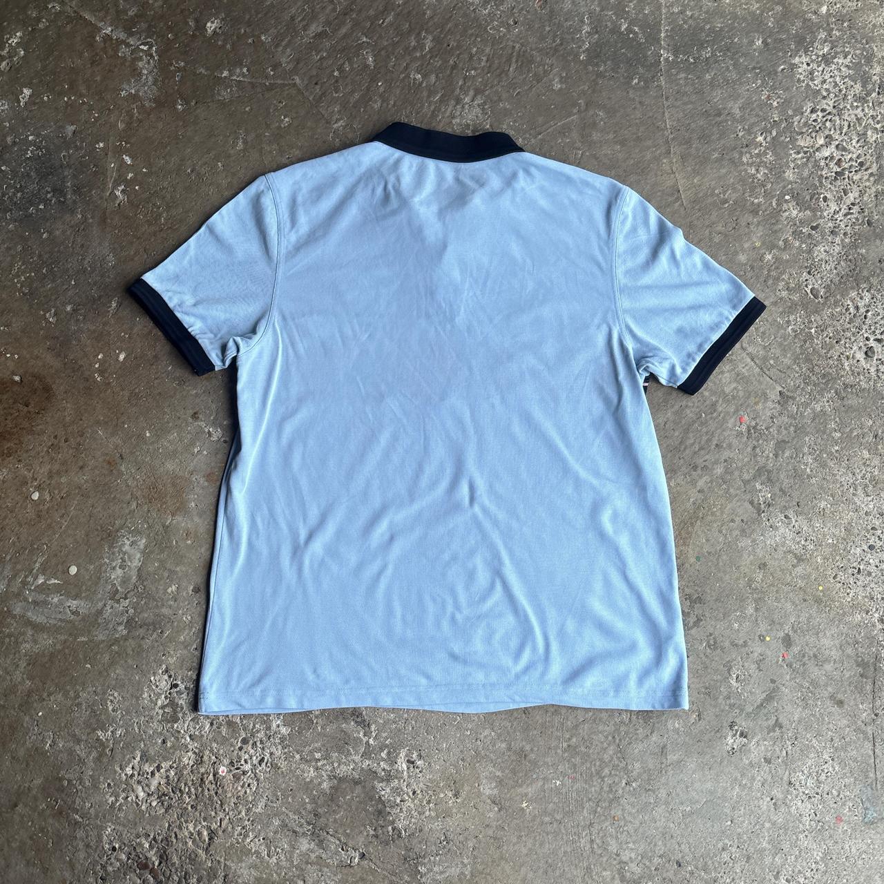 Light Blue & Black Fred Perry Polo Shirt - 2XL