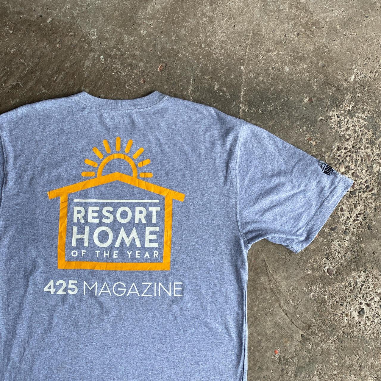 Grey Single Pocket Graphic Carhartt T-Shirt - M