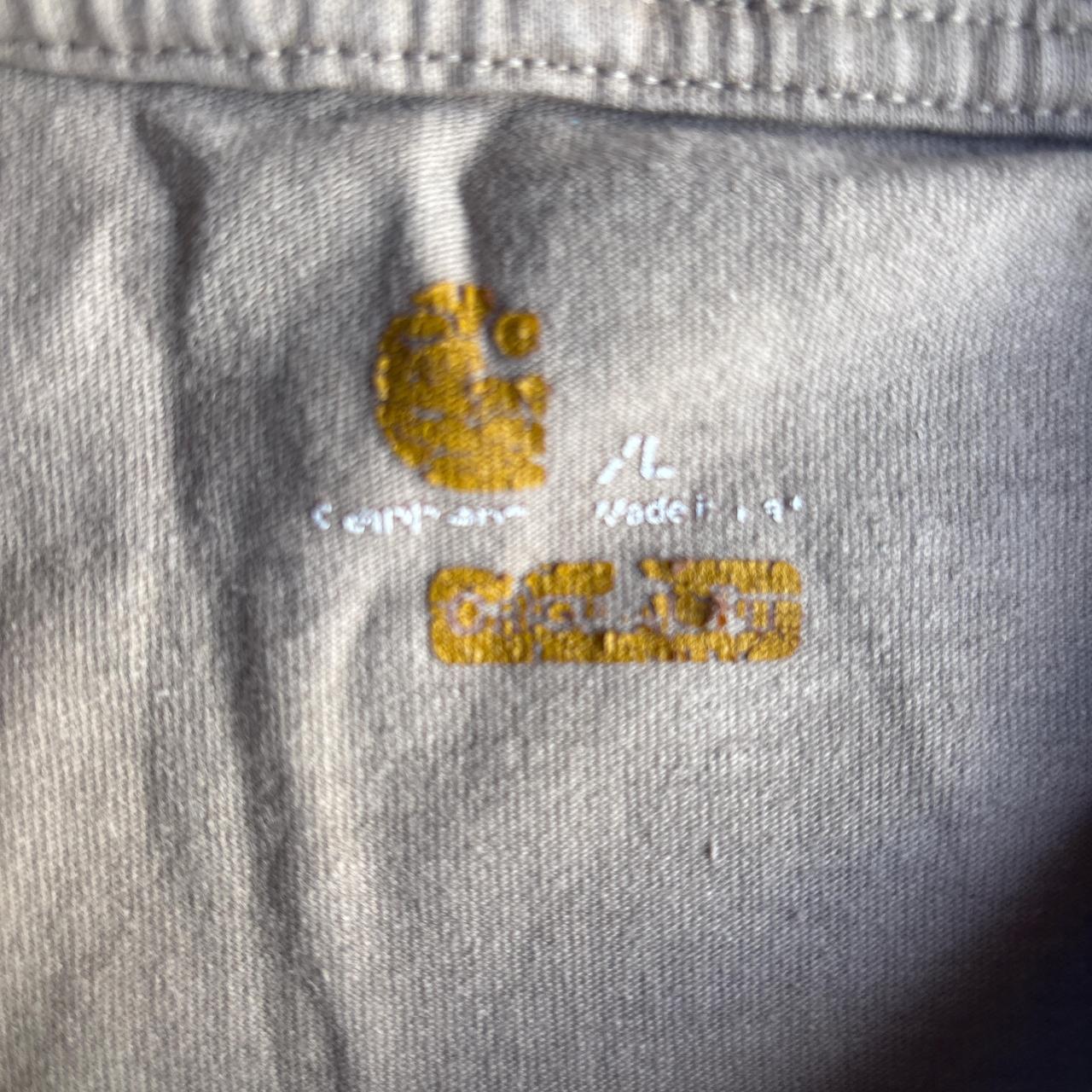 Beige Carhartt Single Pocket T-Shirt - XL