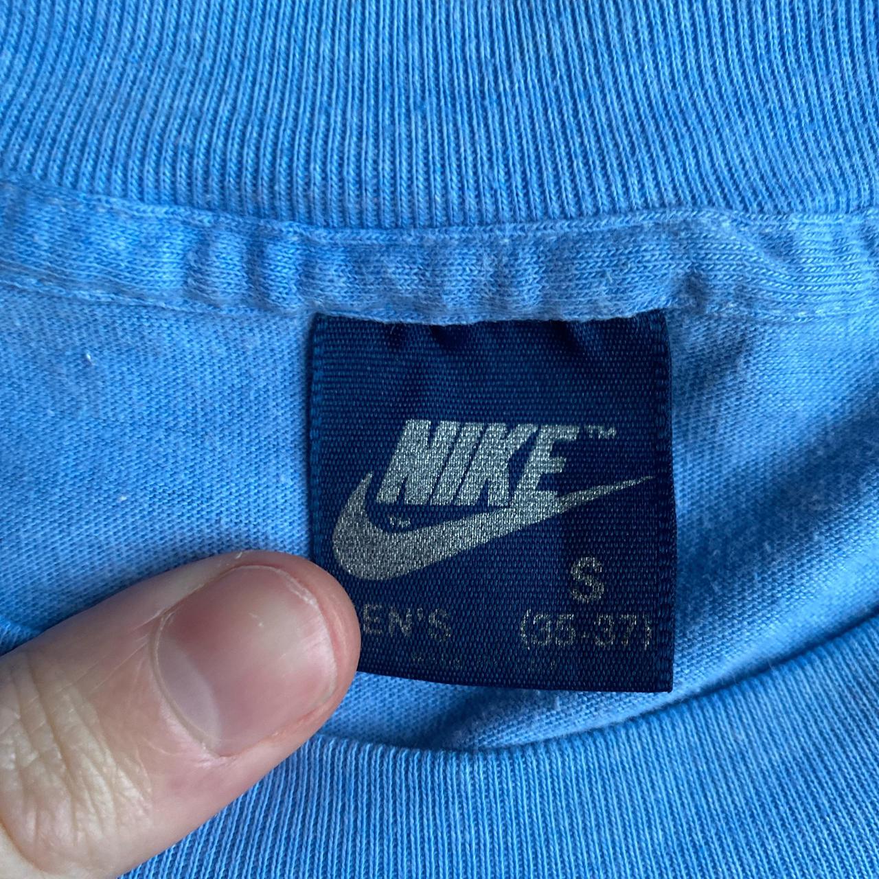 Vintage ‘85 Blue Nike Graphic Single Stitch Running T-Shirt - S