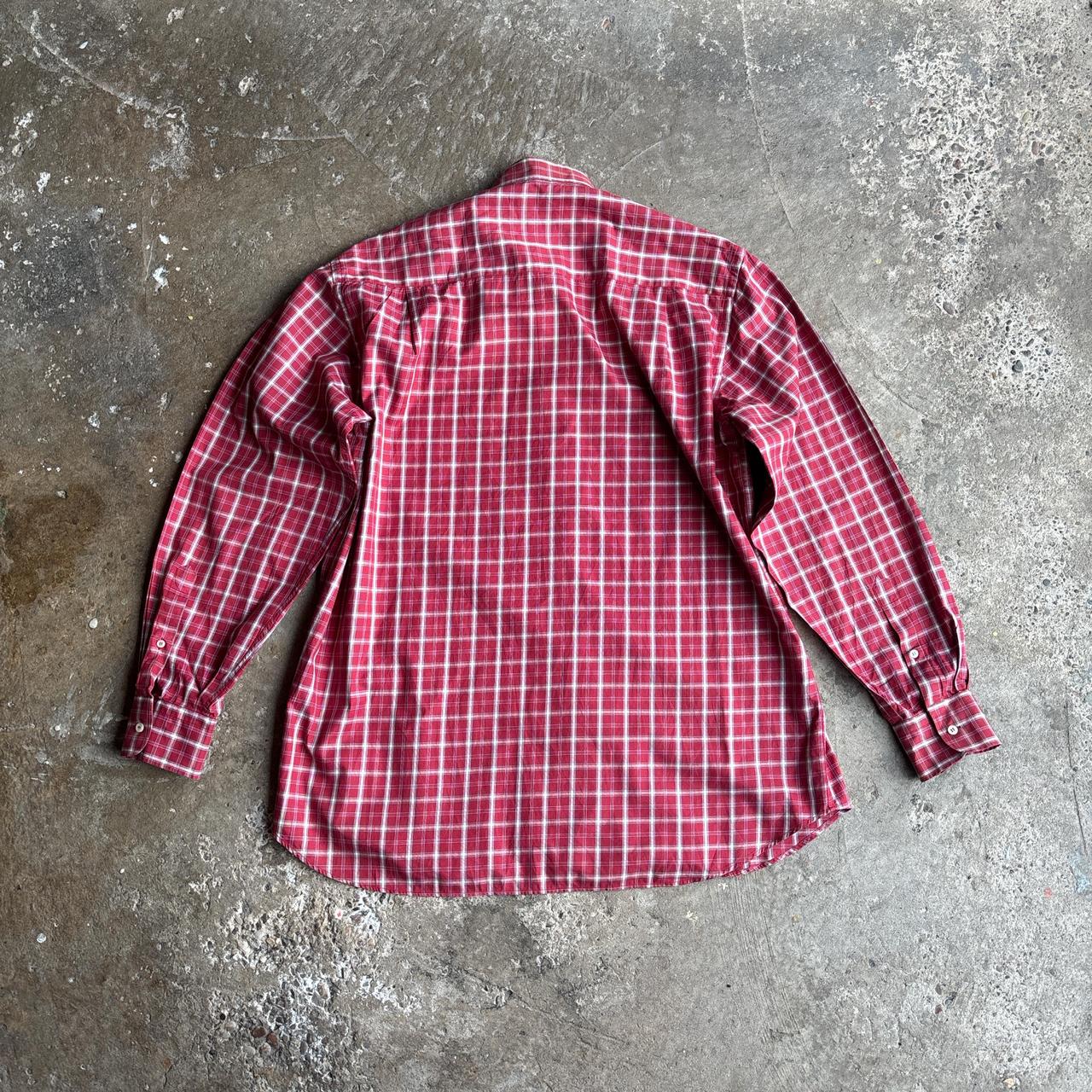 Vintage Paul & Shark Red Checkered Shirt