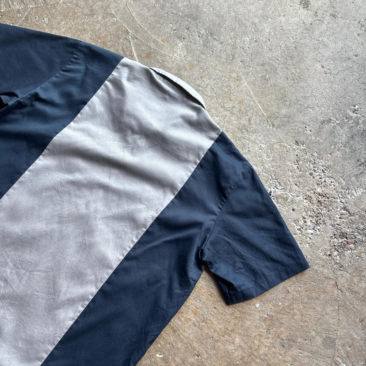 Navy & Grey Panel Dickies Workwear Shirt