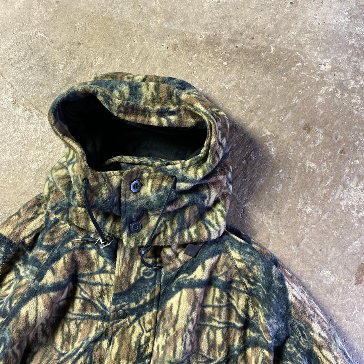 Browning Woodland Print Hooded Fleece Jacket - XL