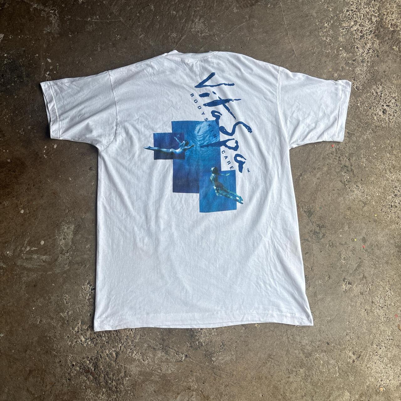 Vintage White Single Stitch ‘Vita Spa’ Graphic T-Shirt - XL