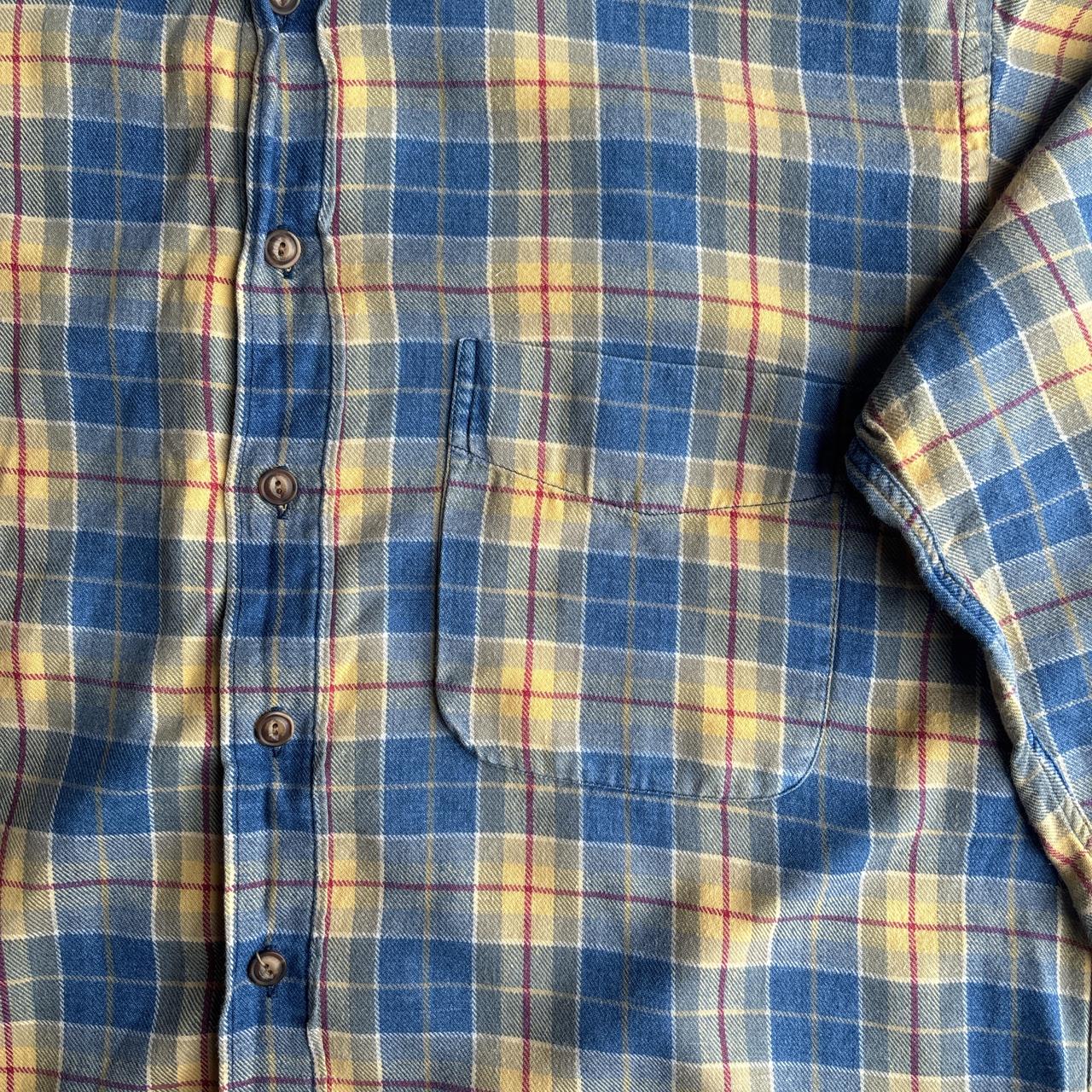 Blue & Yellow Flannel Shirt GANT - L