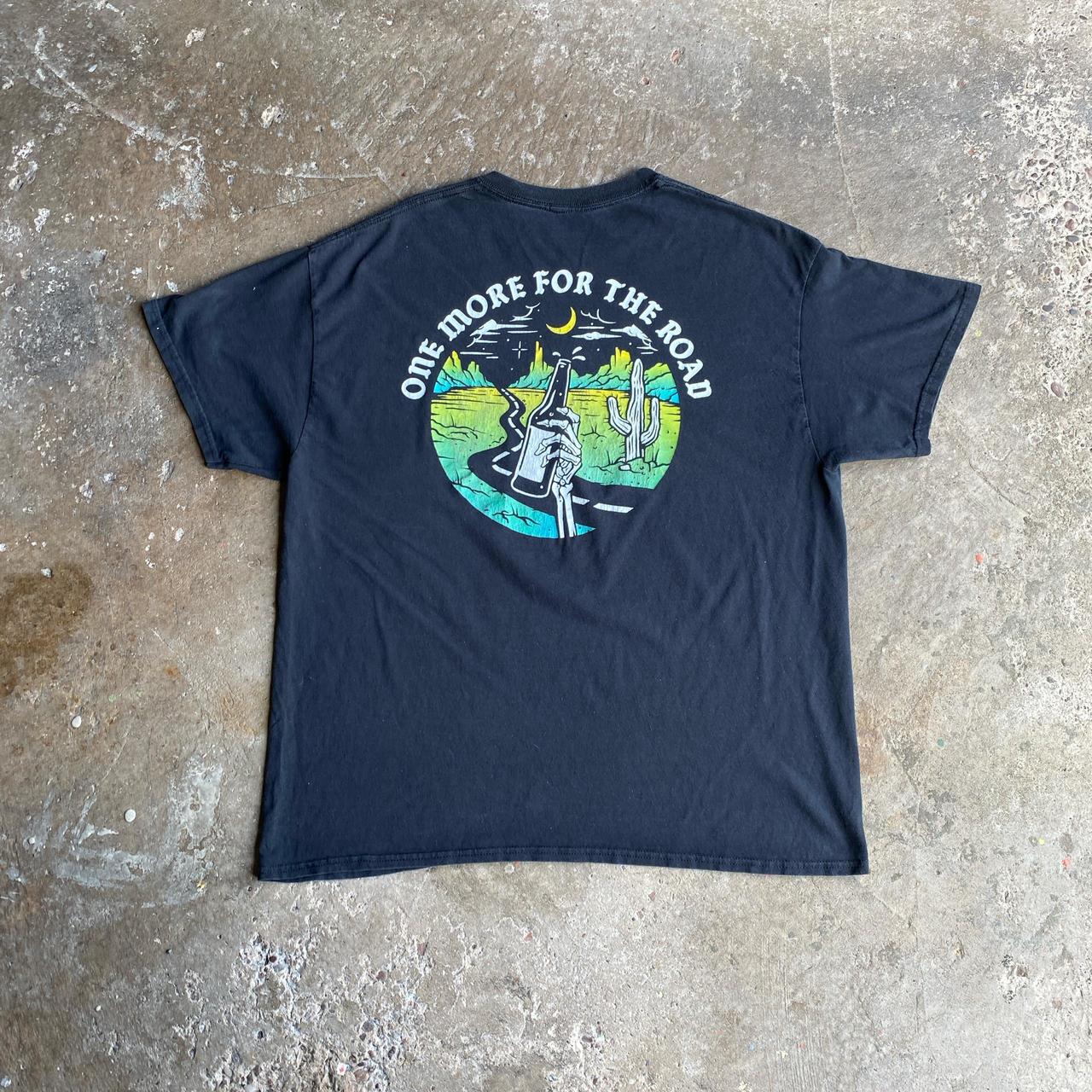 Black Graphic Beer T-Shirt - XL