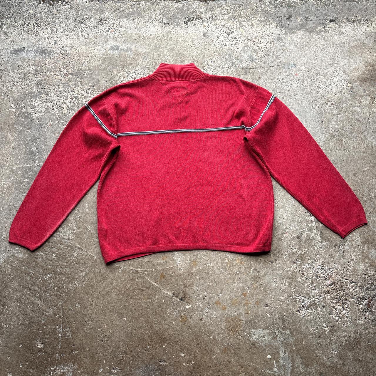Y2K Tommy Hilfiger knitted quarter-zip - XL