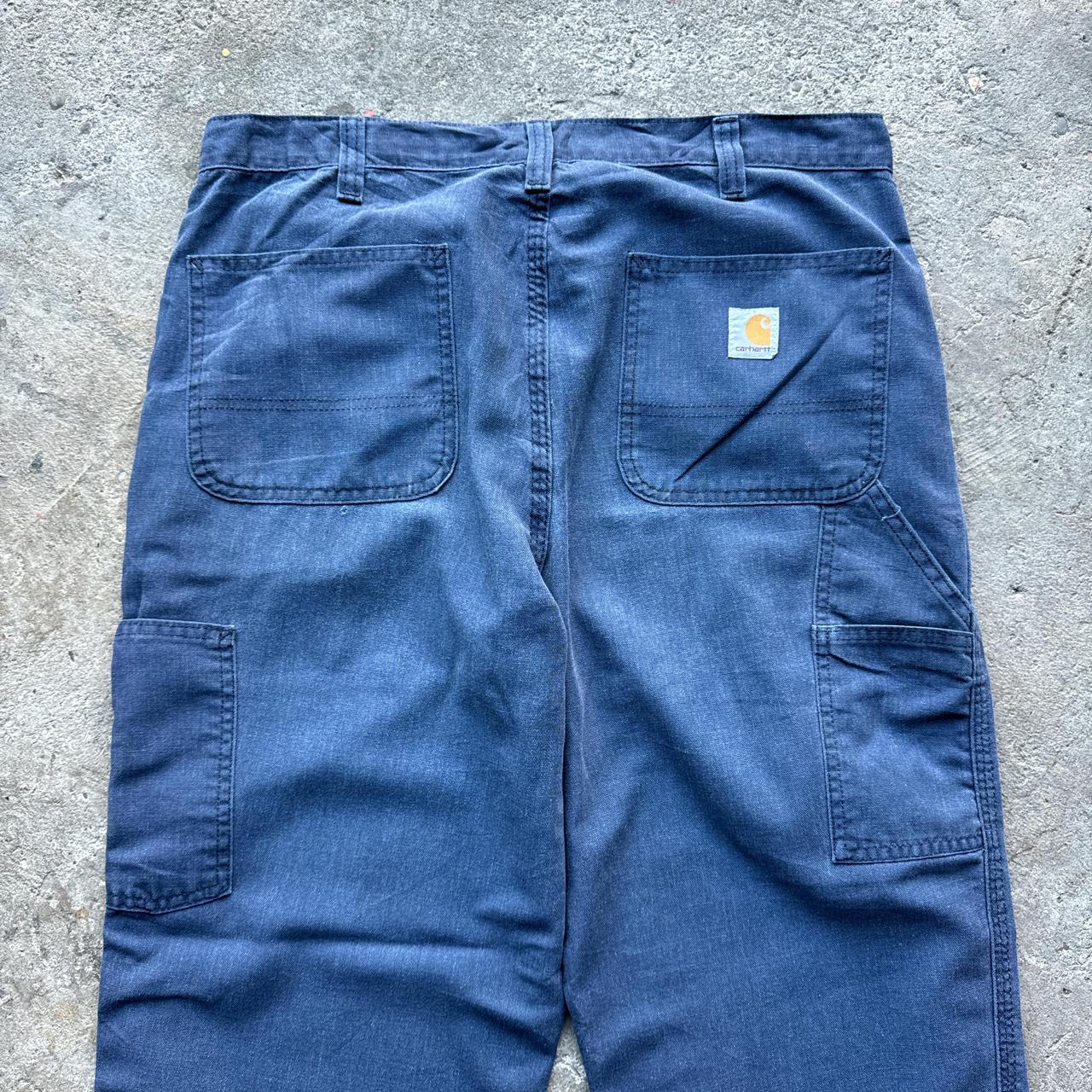 Navy Carhartt carpenter pants