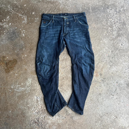 Blue G-Star RAW Denim Barrel Jeans - W36