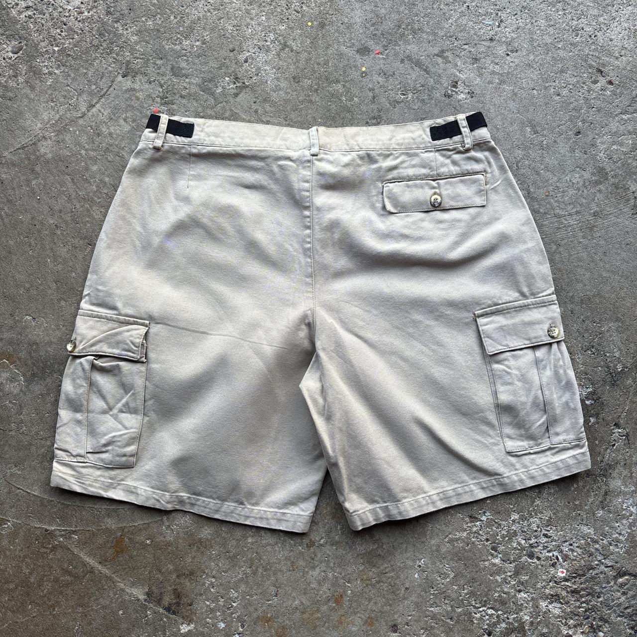 Tan Napapijri cargo shorts