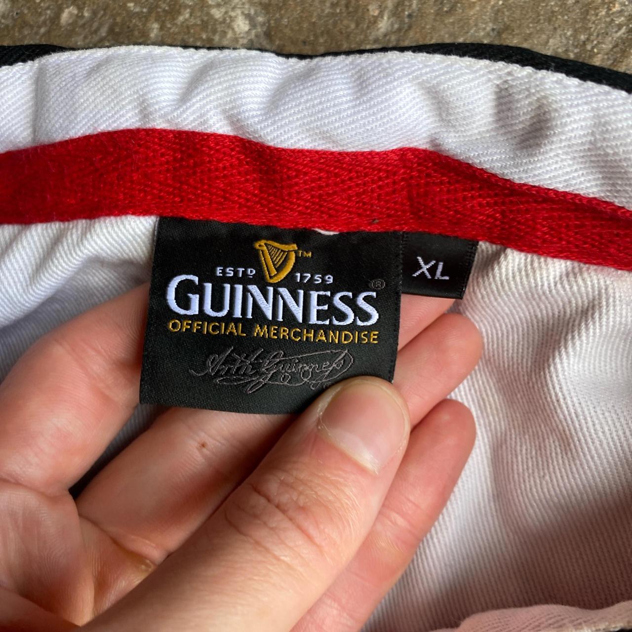 Black England Rugby Guinness Polo Shirt - XL