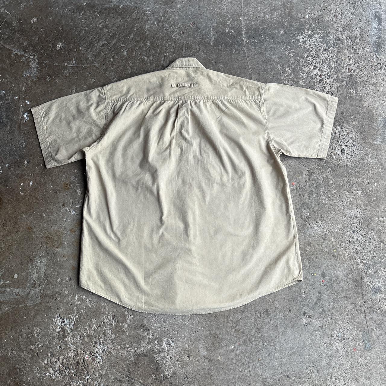 Vintage Cream Camel Workwear Shirt
