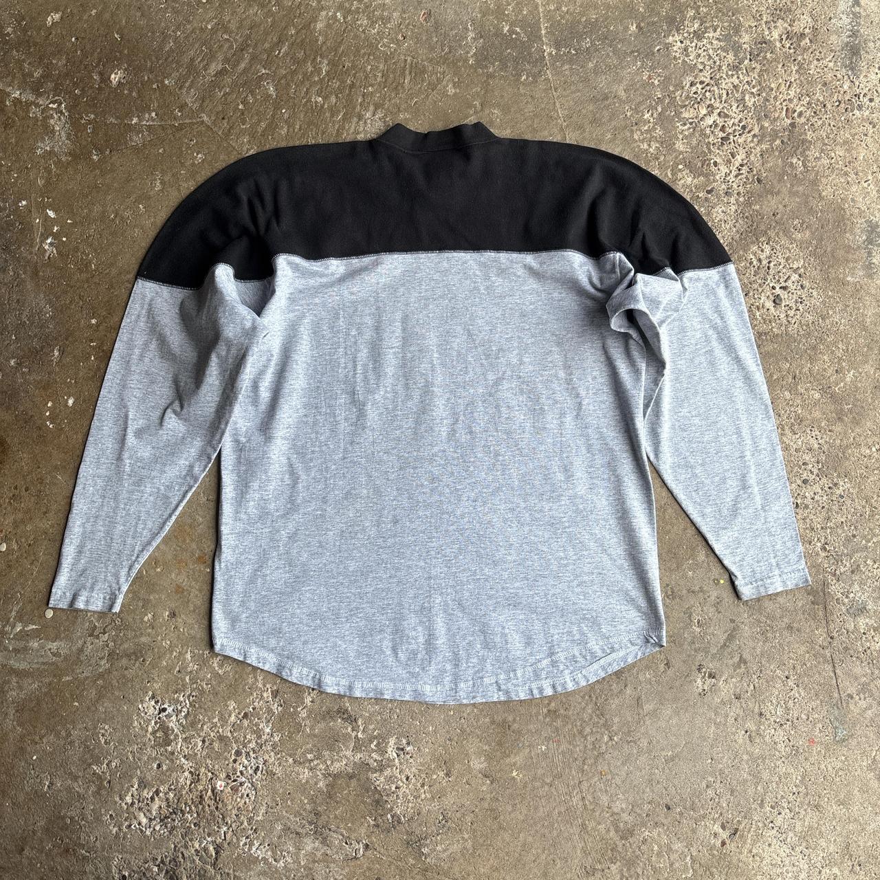 Grey & Black Wilson Long Sleeve T-Shirt - XL