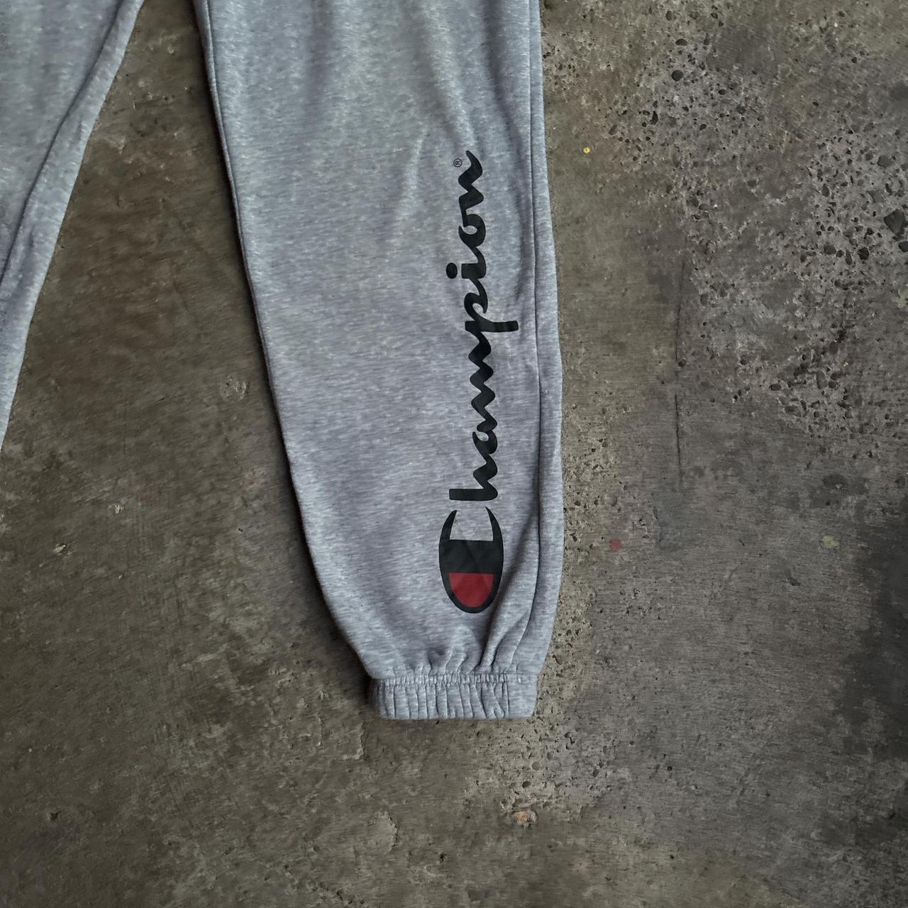 Grey Champion Logo Print Trackies - S