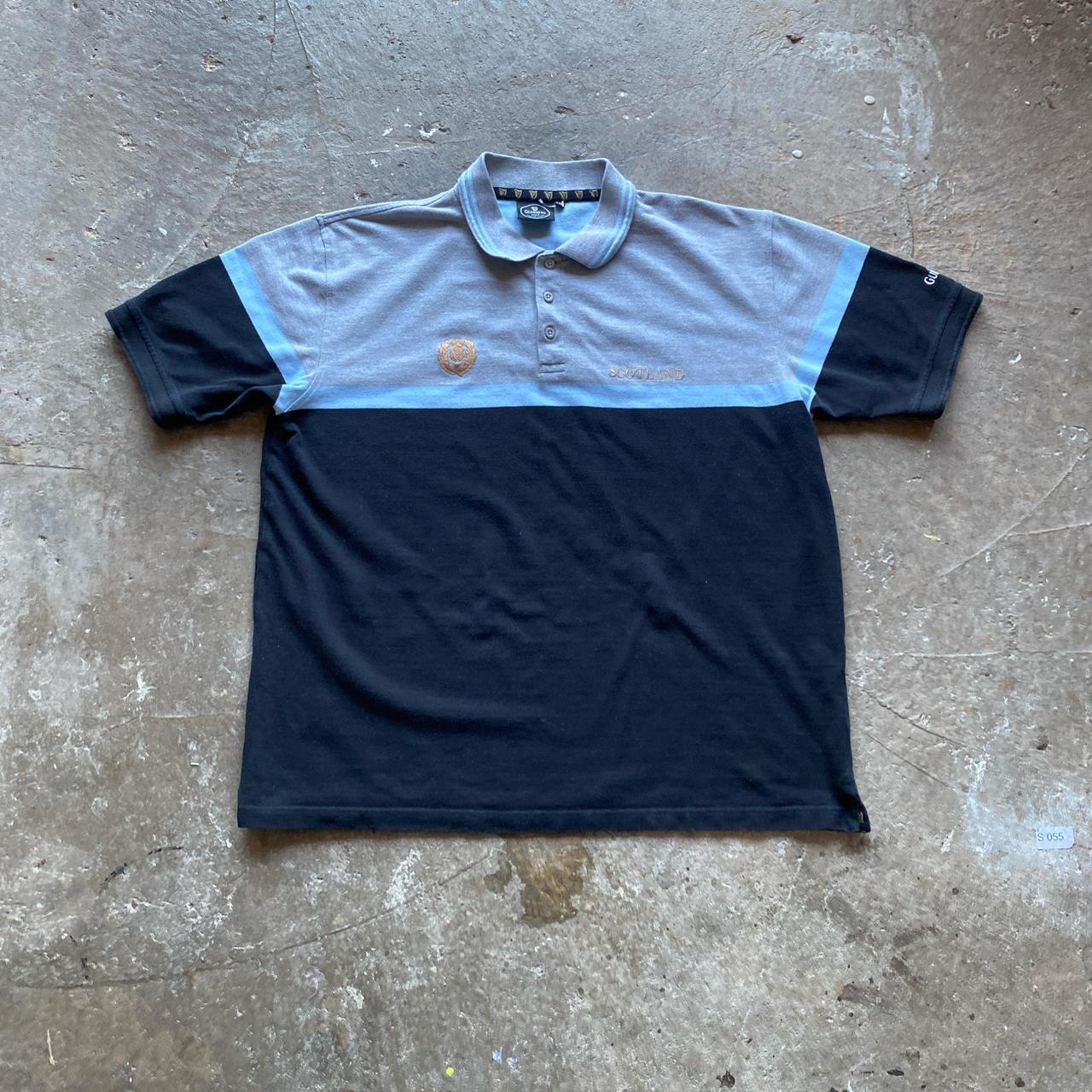 Black & Grey Scotland Rugby x Guinness Polo Shirt