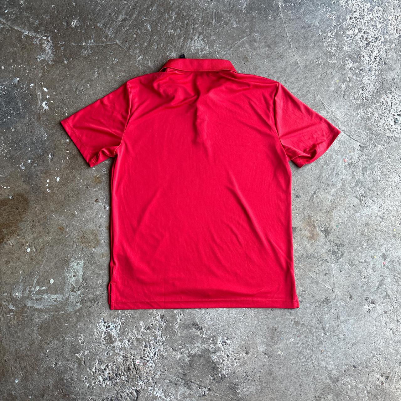 Red Adidas Golf Polo Shirt