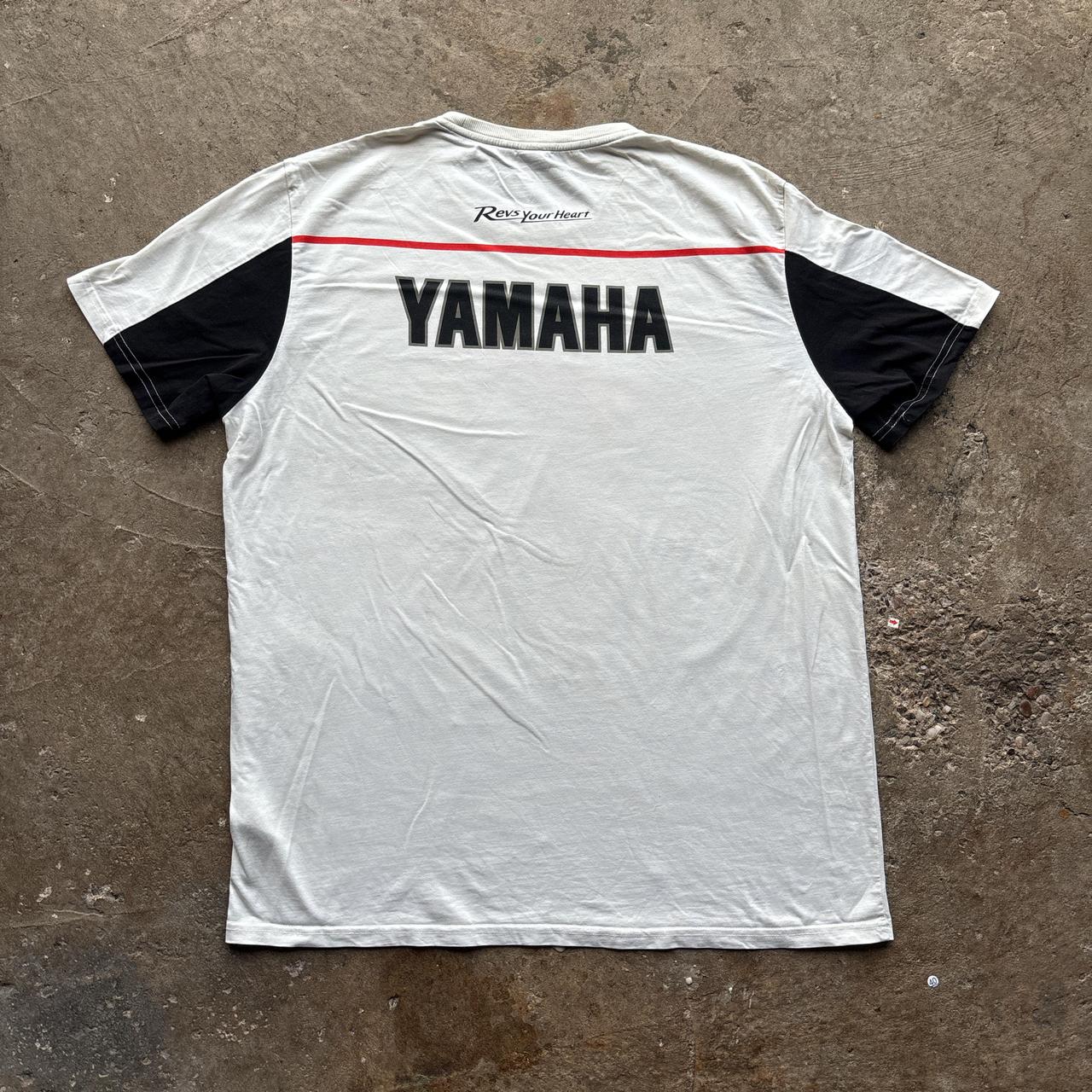 White Yamaha Racing t-shirt