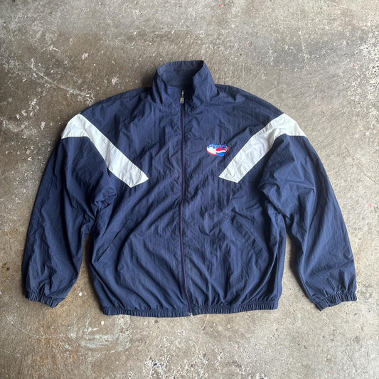 Vintage Navy Russell Athletic Pepsi Sports Jacket - XL