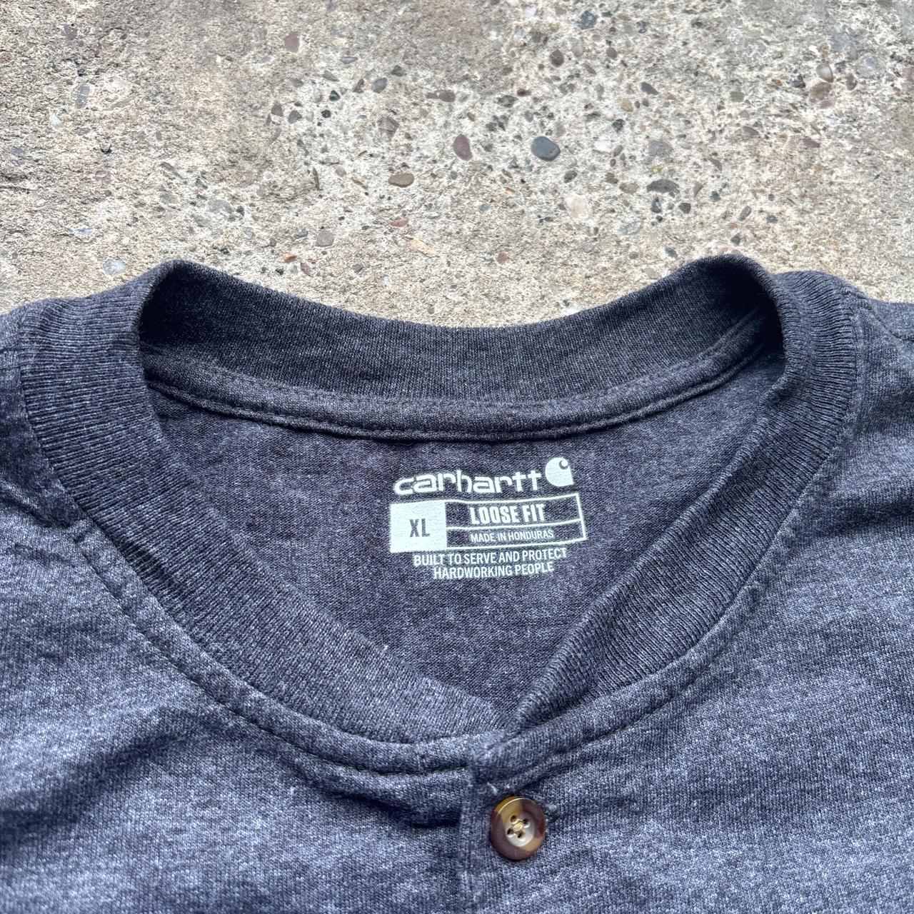 Grey Carhartt button-up shirt - XL